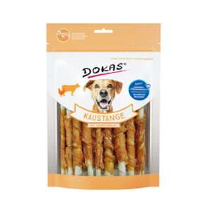 Hundekaustangen mit Hähnchenbrust, Marke Dokas. Kaustange.