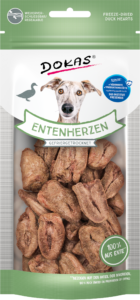 Packung gefriergetrocknete Entenherzen, 100 % Entenherzen, für Hunde